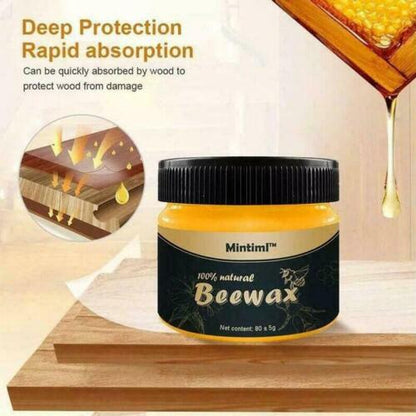 Wood Seasoning Beewax Complete Solution Furniture Care 85gm - liquid based