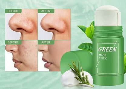 THE MAGIC GREEN STICK MASK ,green tea oil control cleansing mask / Blackhead Mud Mask | Deep Cleansing Mask | To Tight Pores | For Acne