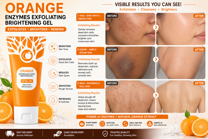 Orange Enzyme Exfoliating Brightening Gel – (80gm)