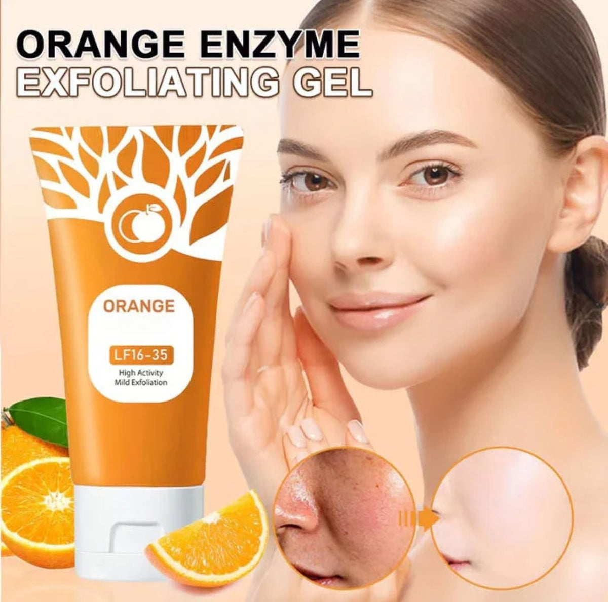 Orange Enzyme Exfoliating Brightening Gel – (80gm)